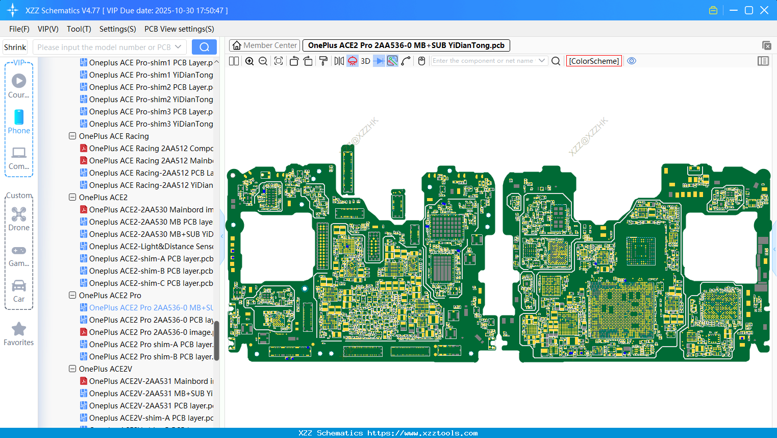 OnePlus ACE2 Pro 2AA536-0 MB+SUB bitmap